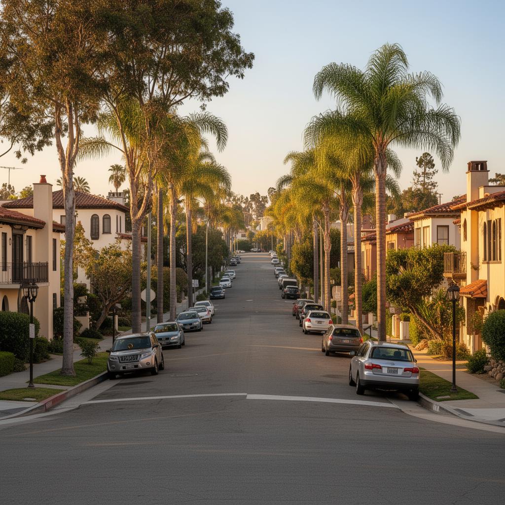 Bixby Knolls neighborhood in Long Beach